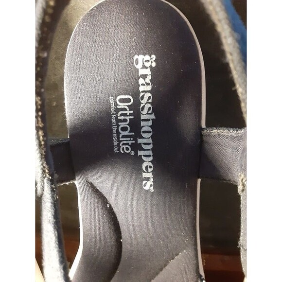 Grasshoppers Casual Rose Ortholite Navy/White Sandals Size 11 NWT - Picture 4 of 10
